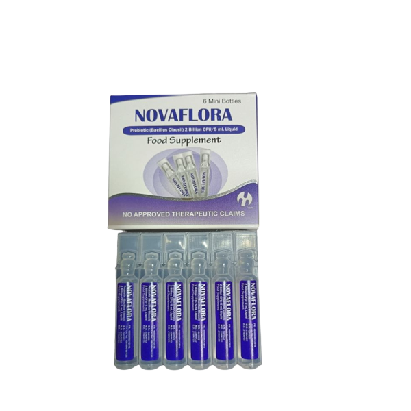 NOVAFLORA Probiotic (Bacillus Clausii) 2Billion CFU / 5mL Liquid 5mL 1 ...